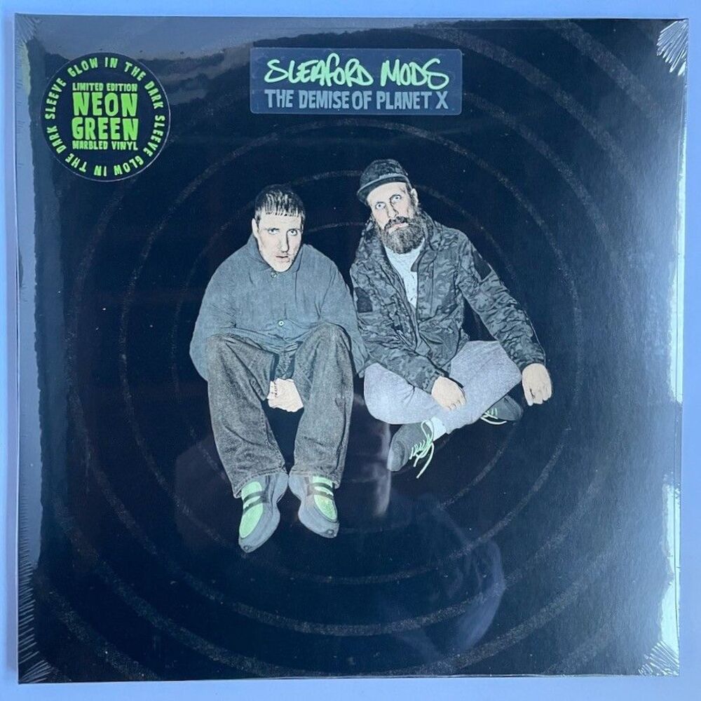 Sleaford Mods – The Demise of Planet X – Neon Green Marble Vinyl, LP, NEW 2026